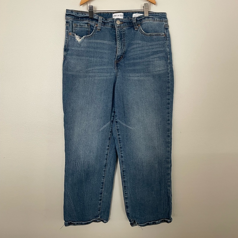 RAYE Classic Blue Straight Leg Jeans